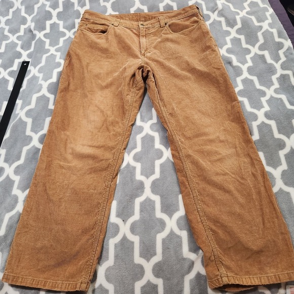 Duluth Trading Co Men's Corduroy Work Pants - 38x30 - Brown - Heavy-Duty Relaxed - Picture 1 of 7